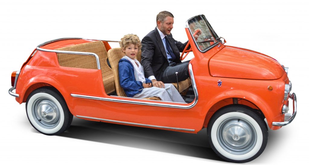 Lapo Elkann Fiat Spiaggina