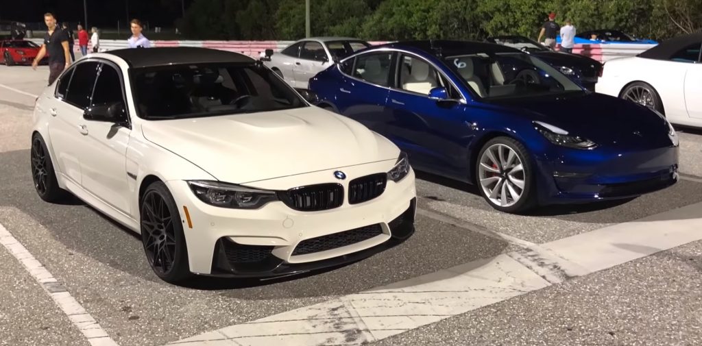 Tesla Model 3 Performance vs BMW M3 Competition