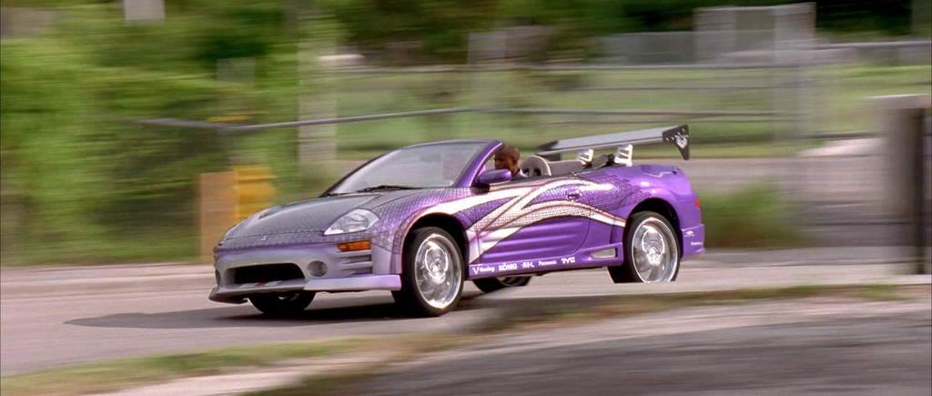 Beroerde Filmauto's - Mitsubishi Eclipse Spyder - 2 Fast 2 Furious 2003