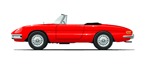 De beste filmauto's aller tijden, volgens TopGear - Alfa Romeo Spider Duetto - The Graduate