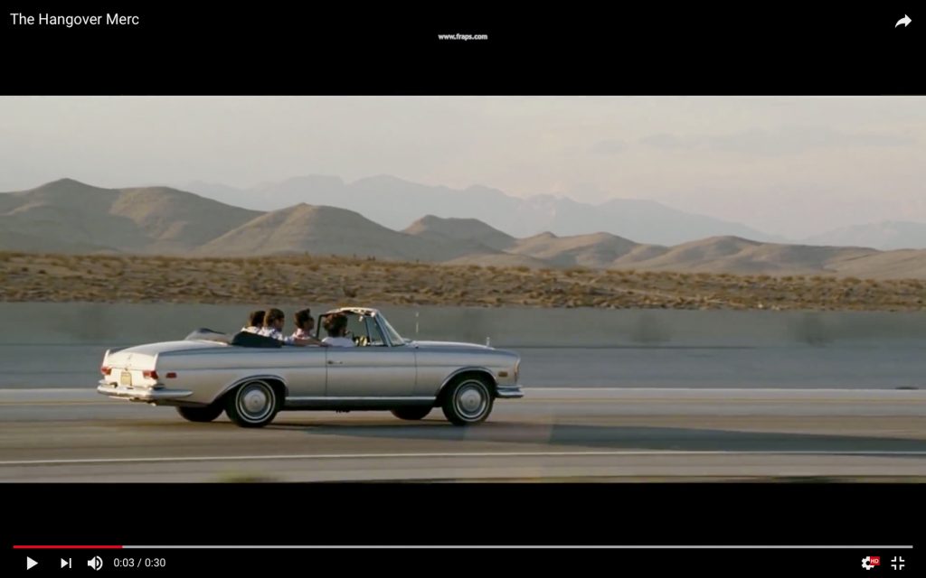 De beste filmauto's aller tijden, volgens TopGear - Mercedes 220 SE - The Hangover