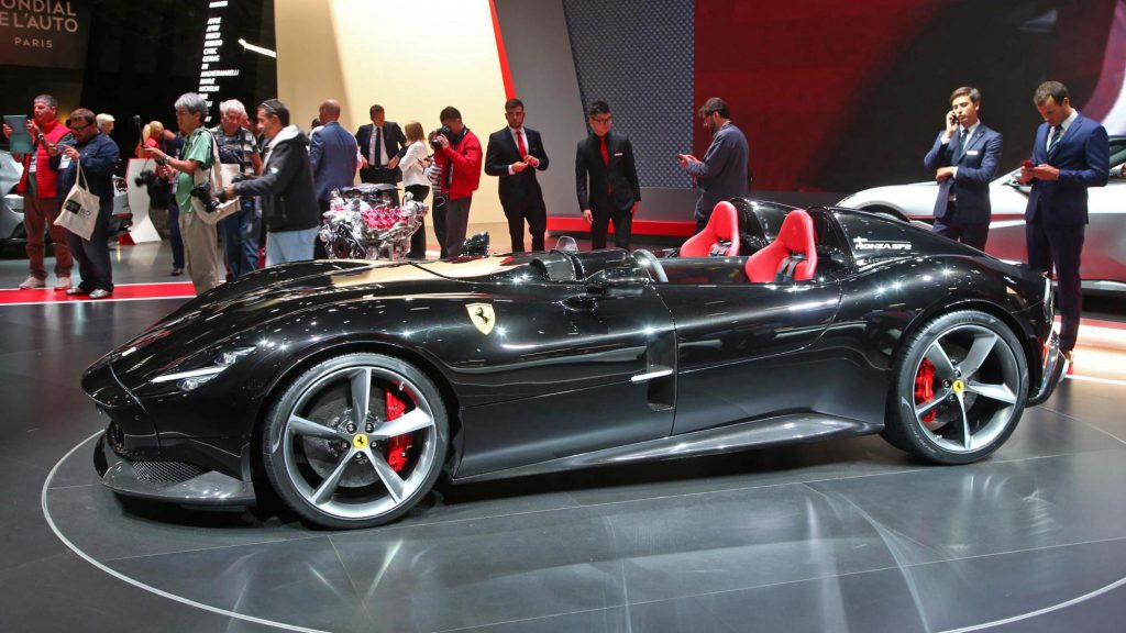 Ferrari Monza Autosalon van Parijs 2018