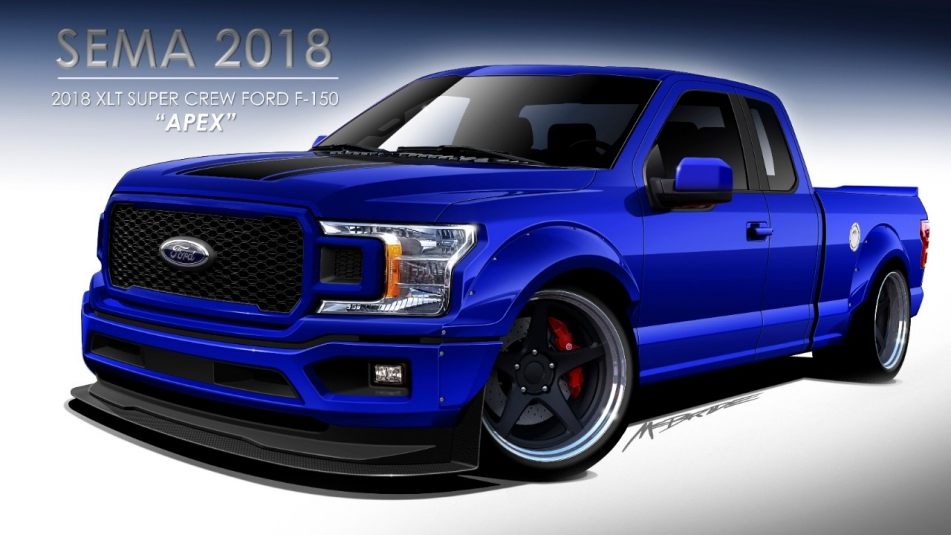 ZB Customs F-150 Ford-trucks komen naar SEMA