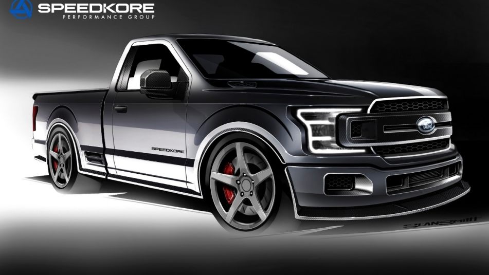 Speedkore F-150 Ford-trucks komen naar SEMA