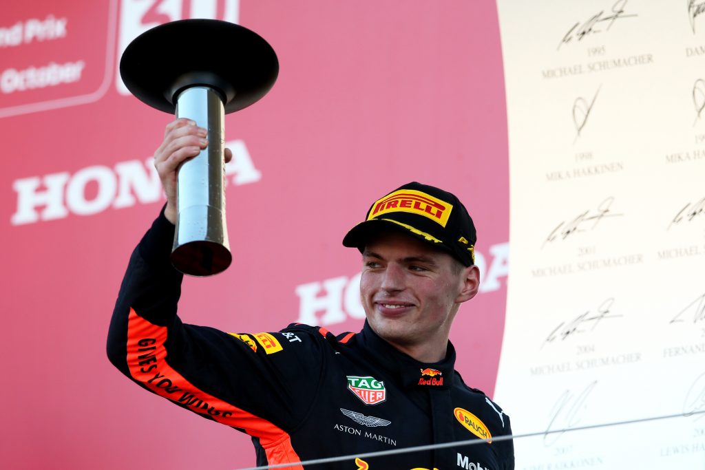 max verstappen gevolgen van de gp van japan 2018