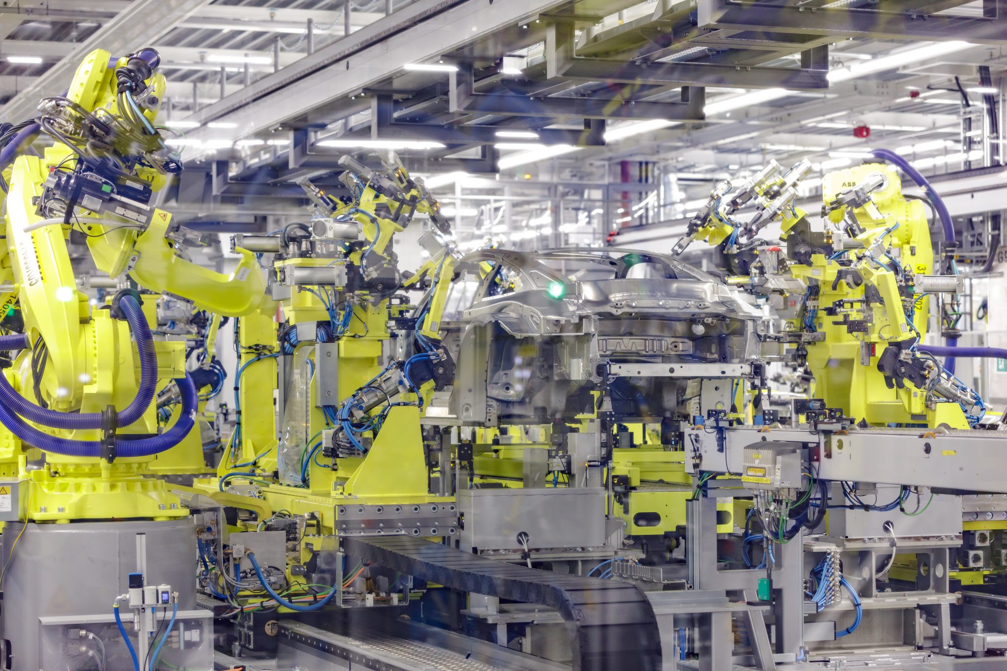 Porsche 911 992 fabriek robots