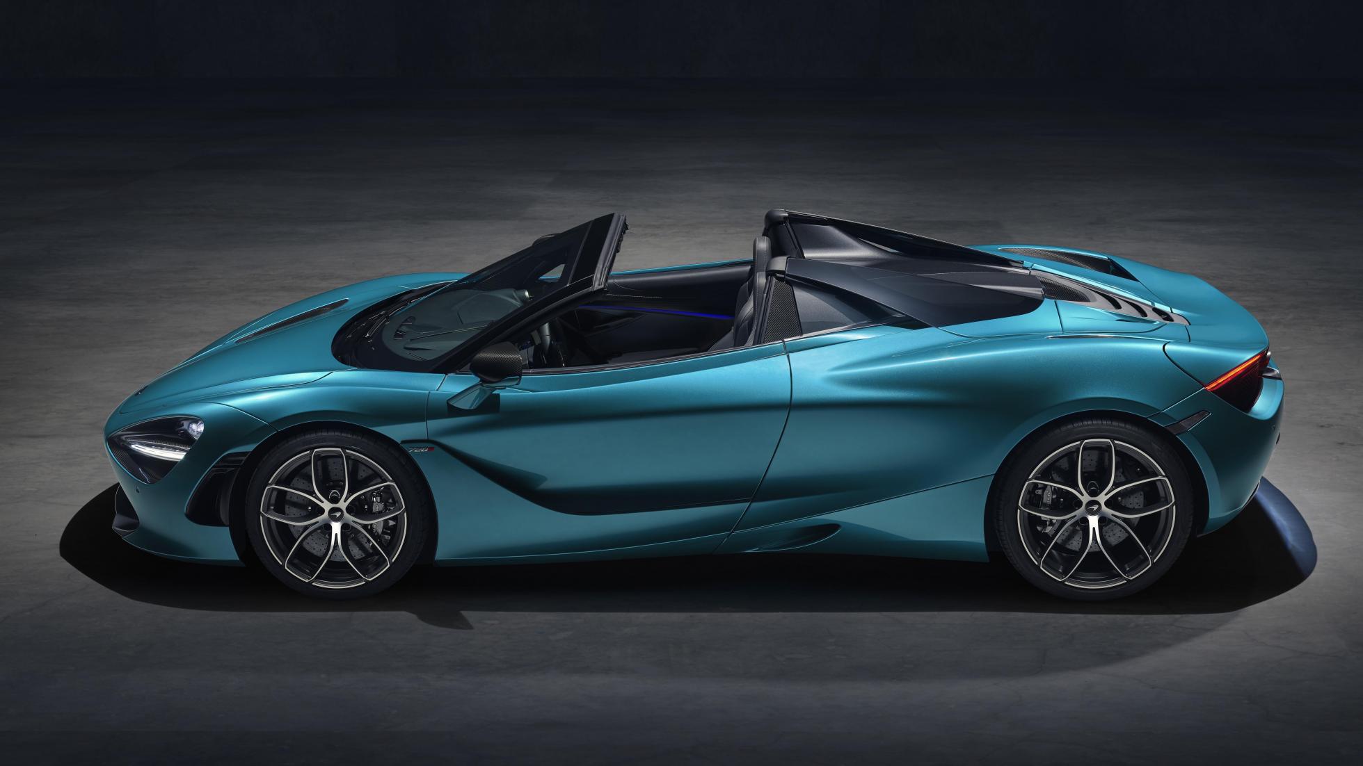McLaren 720S Spider open dak