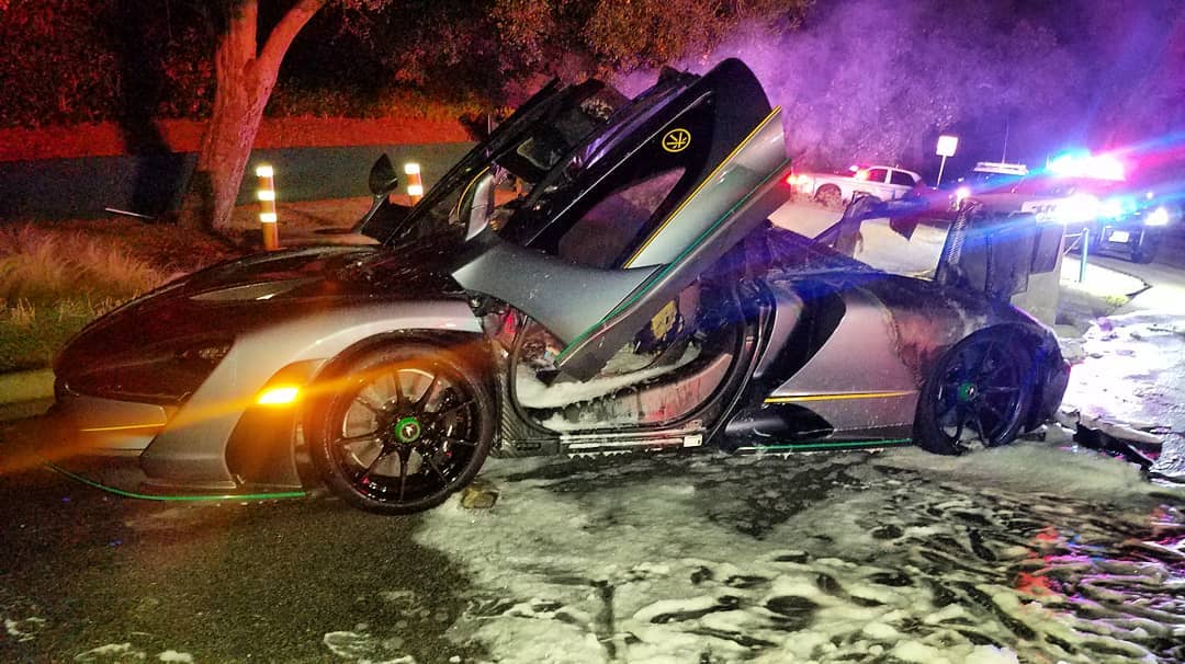 McLaren Senna van Salomondrin brandt af