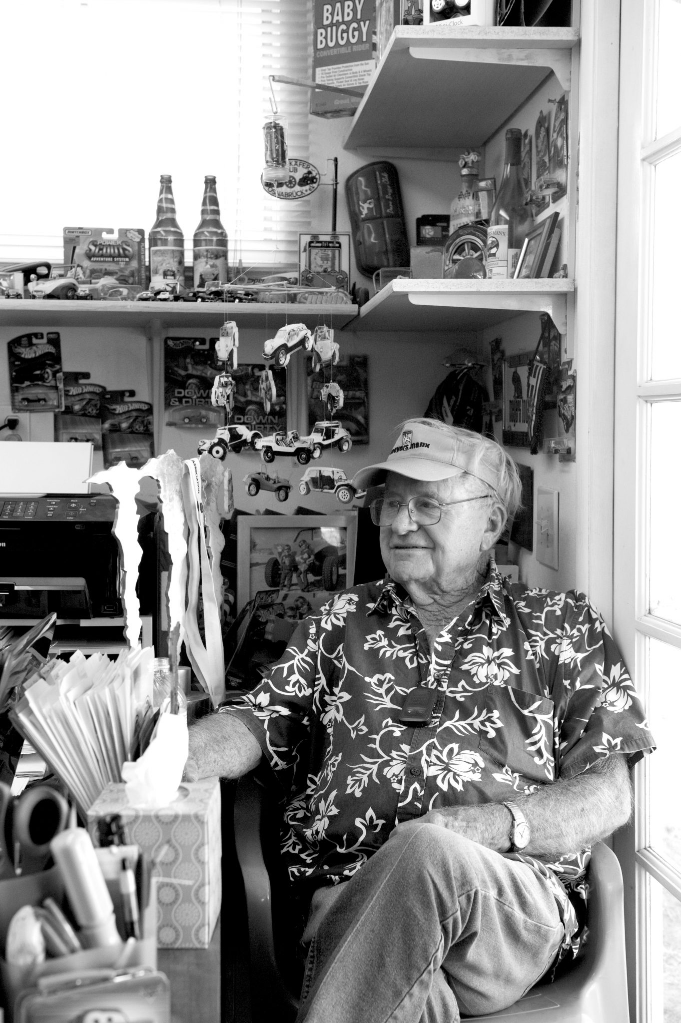 Bruce Meyers, founder of the Beach Buggy. In California.