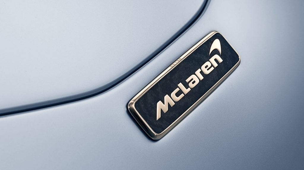 McLaren Speedtail embleem badge
