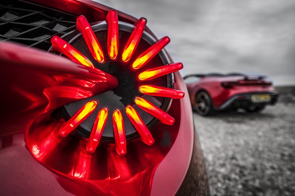 Aston Martin Vanquish Zagato achterlicht