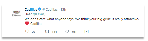 Tweet Cadillac