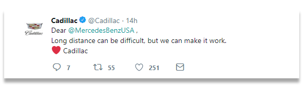 Tweet Cadillac