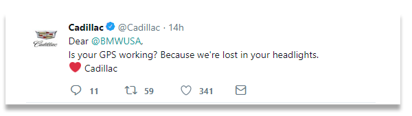 Tweet Cadillac