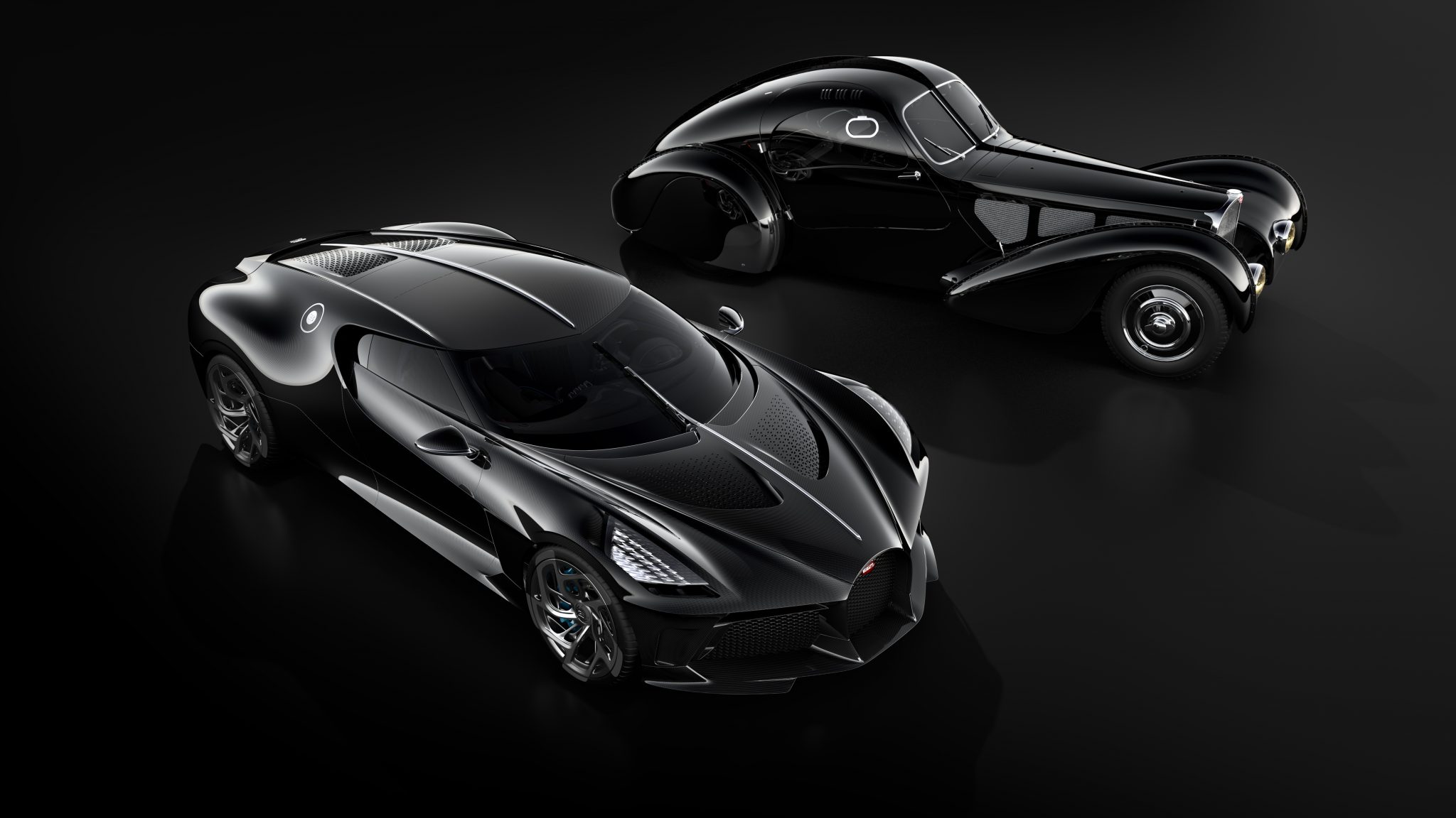 Bugatti La Voiture Noire vs Type 57 SC Atlantic