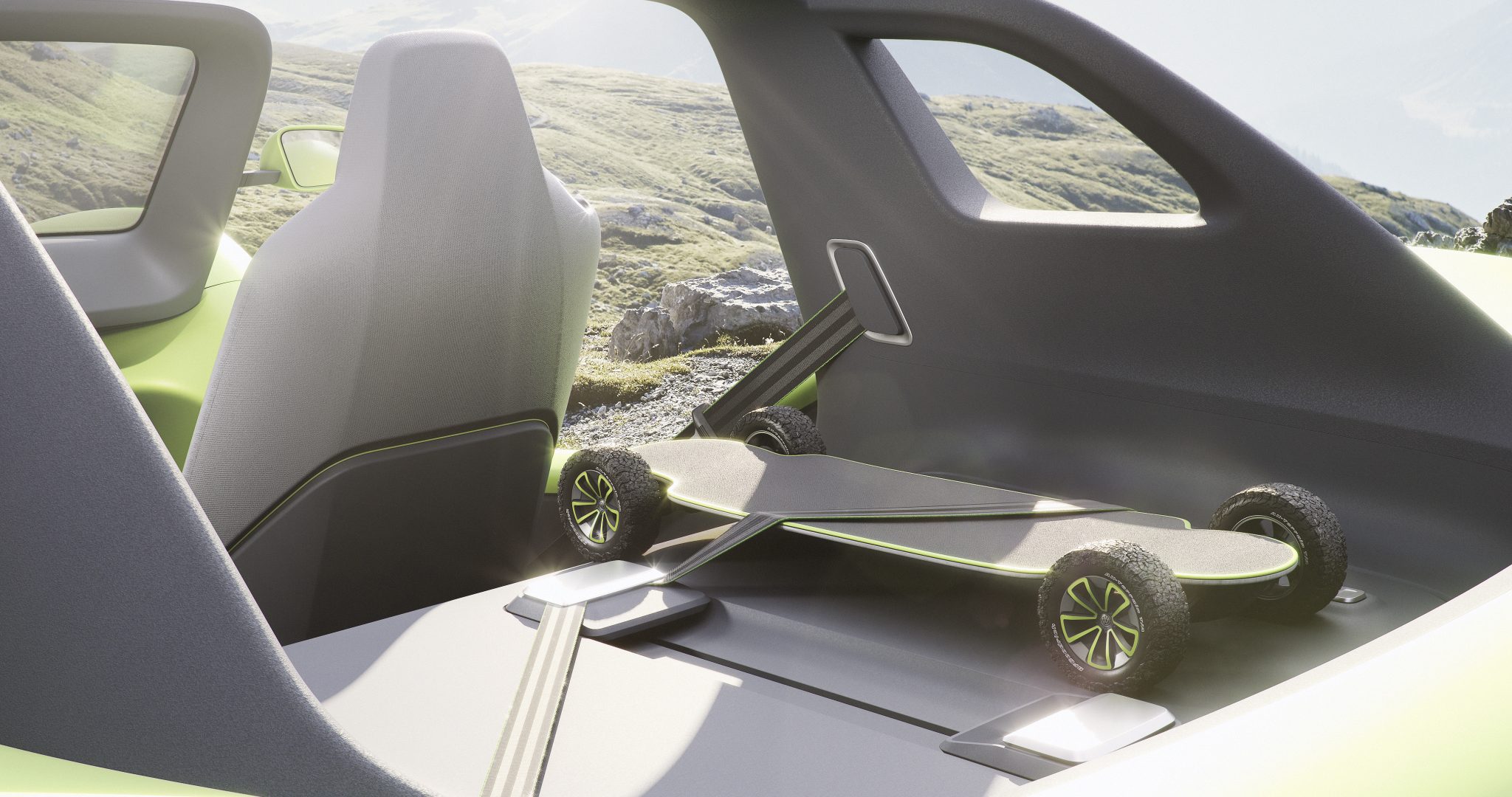 Volkswagen ID Buggy skateboard
