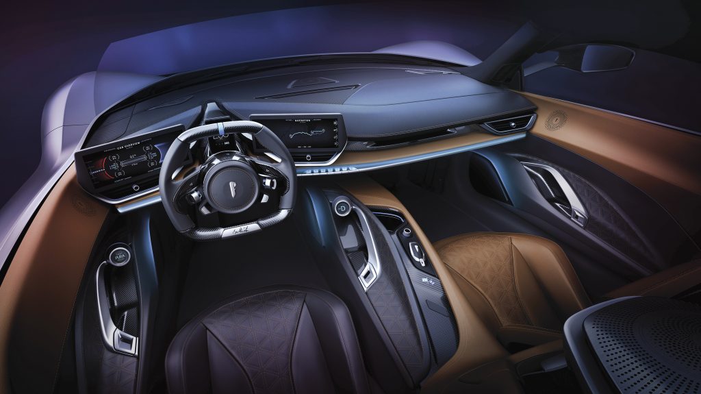 Pininfarina Battista interieur dashboard