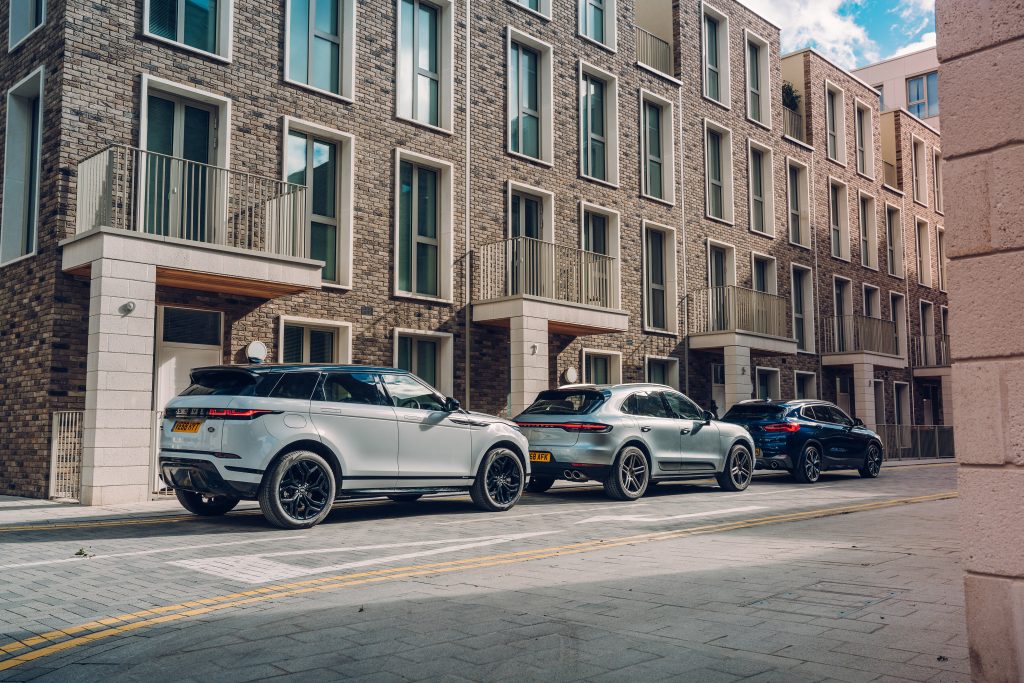 Range Rover Evoque vs BMW X2 vs Porsche Macan