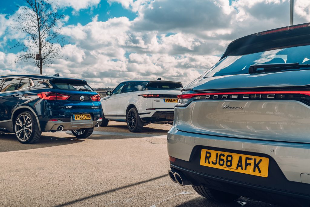 Range Rover Evoque vs BMW X2 vs Porsche Macan