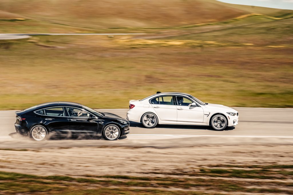 Tesla Model 3 vs BMW M3