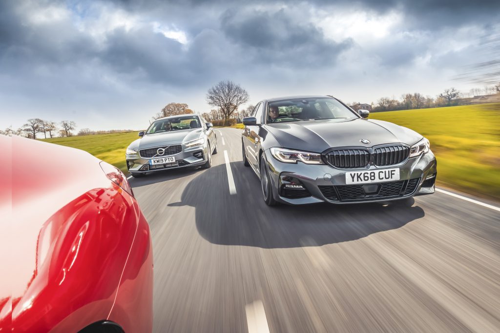 Mercedes C300 vs Volvo S60 T5 vs BMW 330i