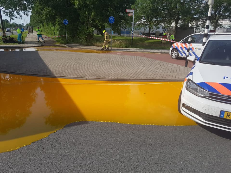 15.000 liter eigeel gemorst in Hoorn