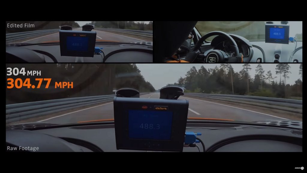 Bugatti Chiron onboard