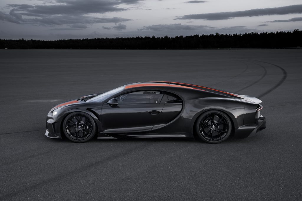 Bugatti Chiron wereldrecord longtail