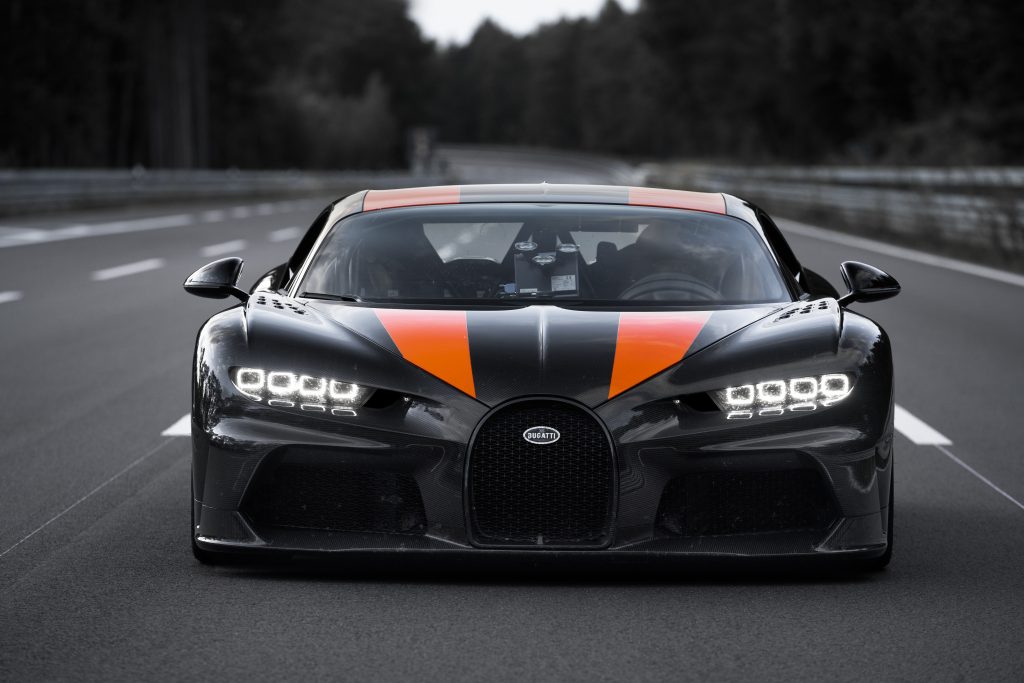 Bugatti Chiron wereldrecord longtail