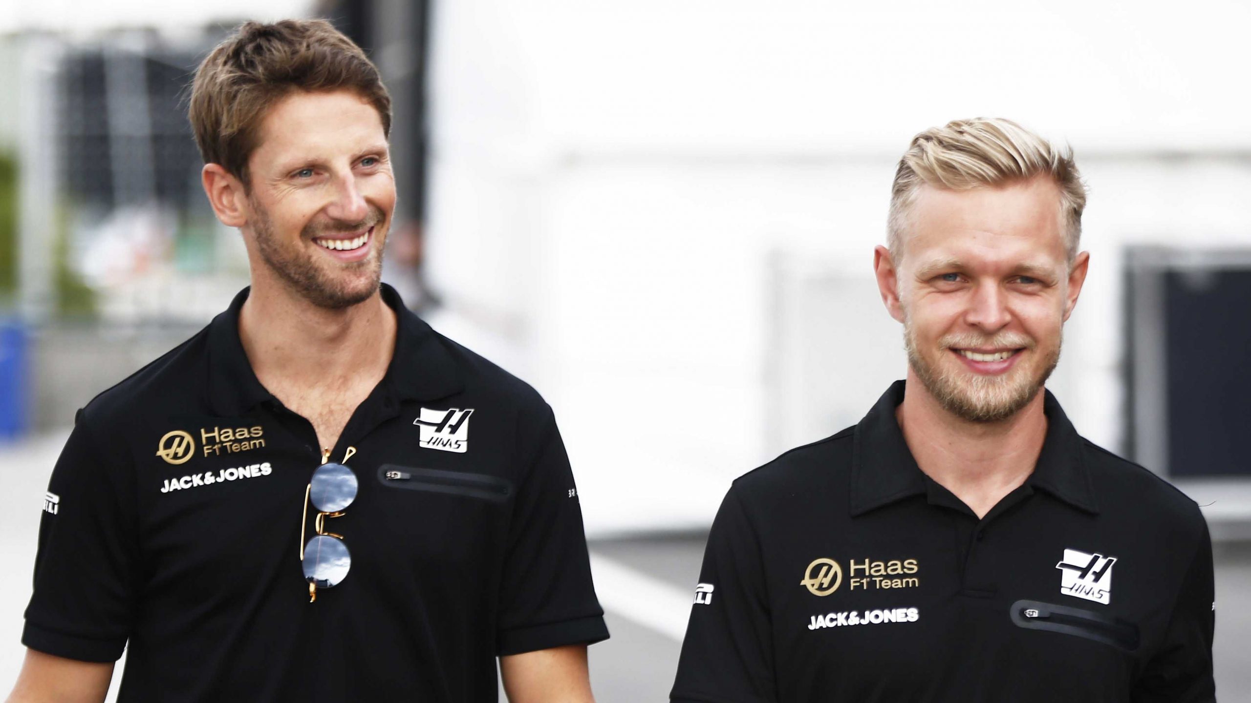 Romain GrosJean en Kevin Magnussen