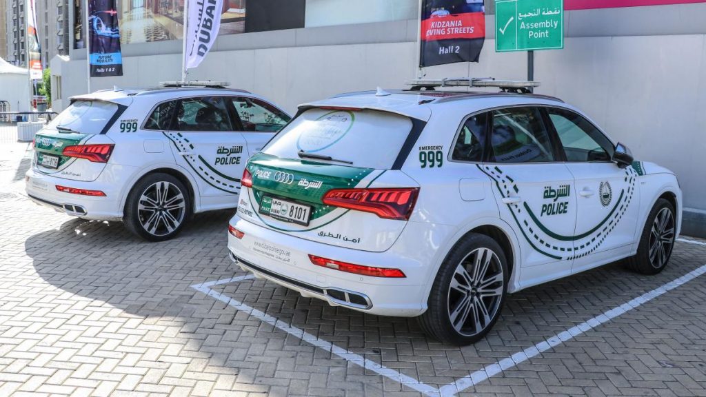 Audi SQ5 Politieauto in Dubai