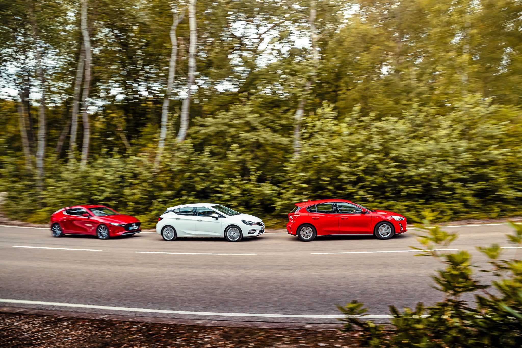 Ford Focus vs Mazda 3 vs Opel Astra