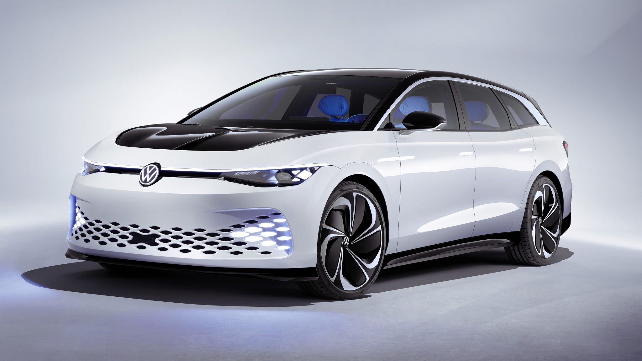 Volkswagen ID. Space Vizzion drie kwart voor