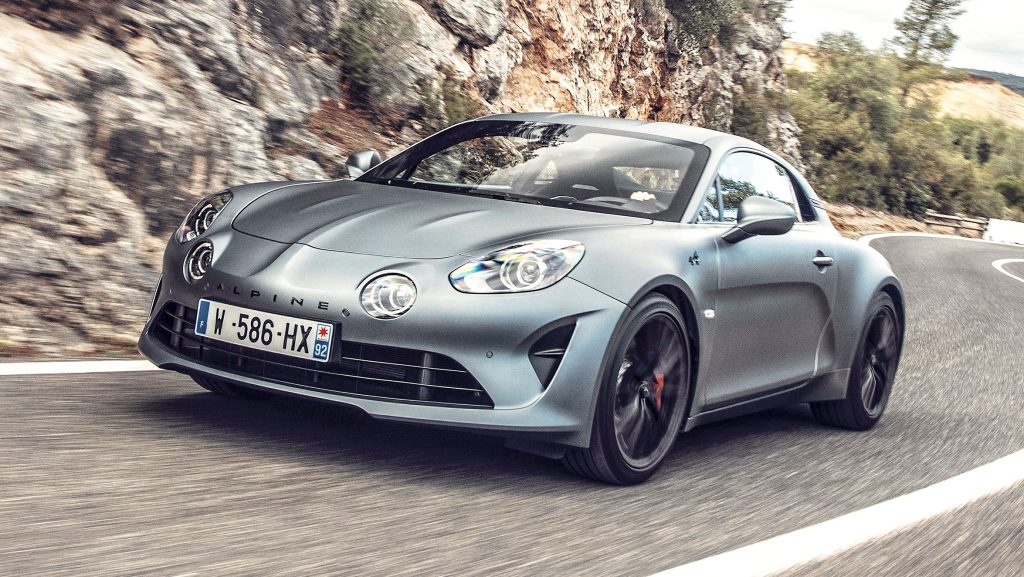 Alpine A110 S rijder 3 4 voor