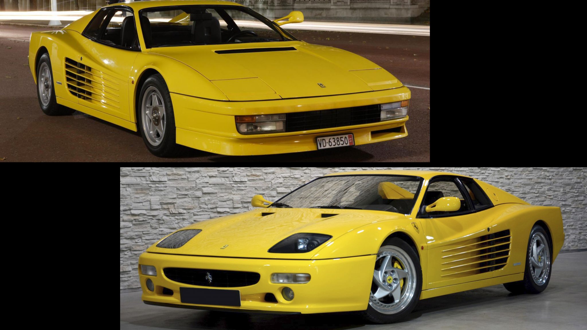 Ferrari 512M Facelift vs Pre-facelift