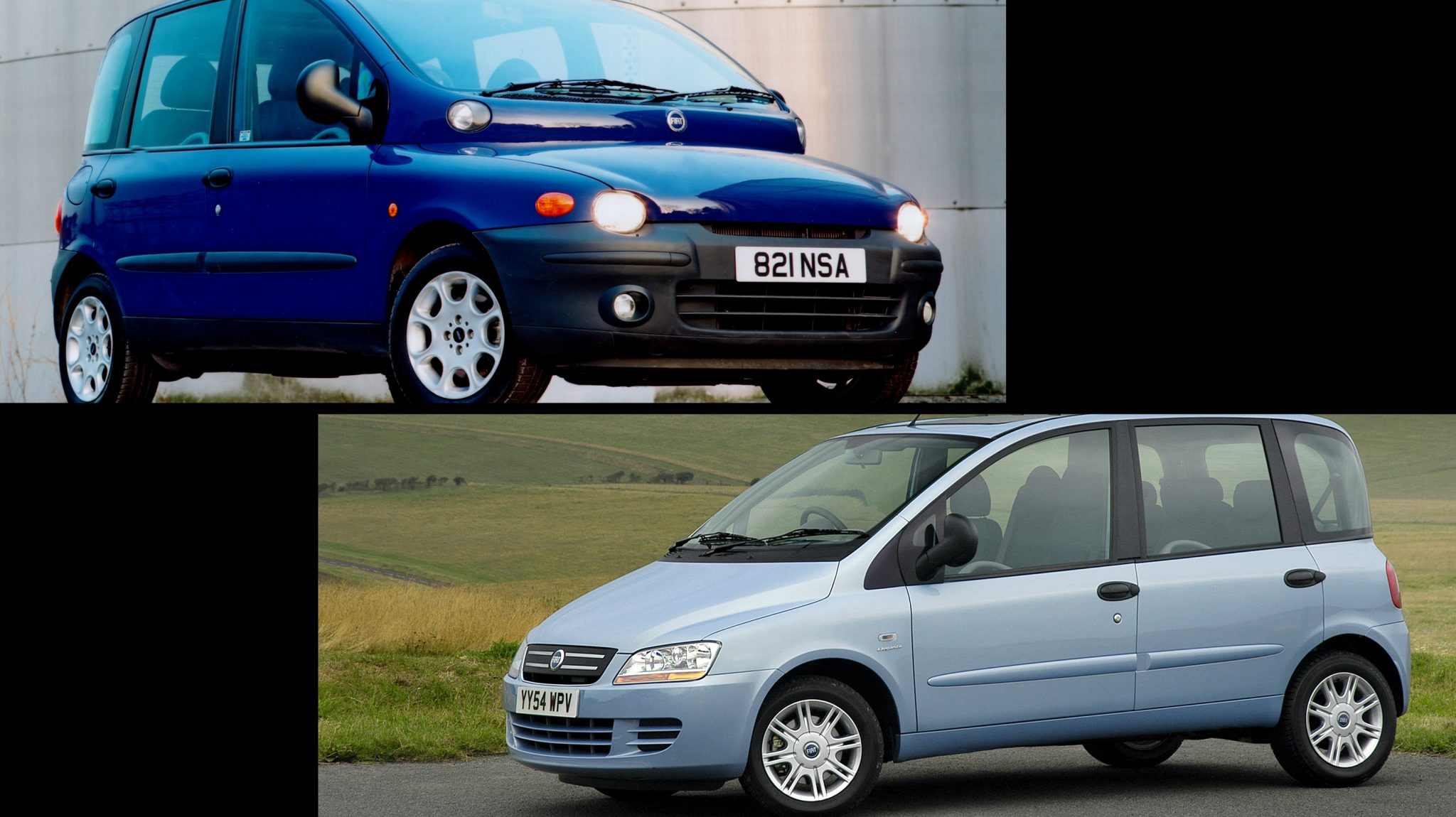 Fiat MultipaFacelift vs Pre-facelift