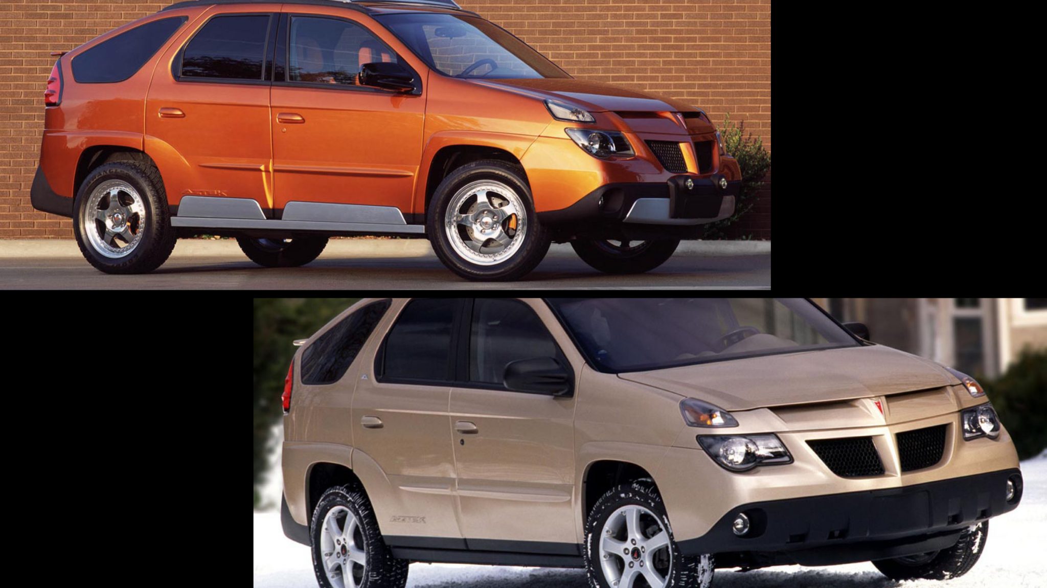 Pontiac Aztek Facelift vs Pre-facelift