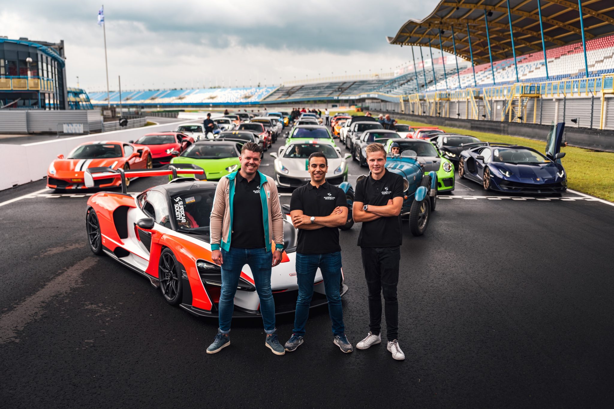 Arian, Tomas en Roy van Supercar Society