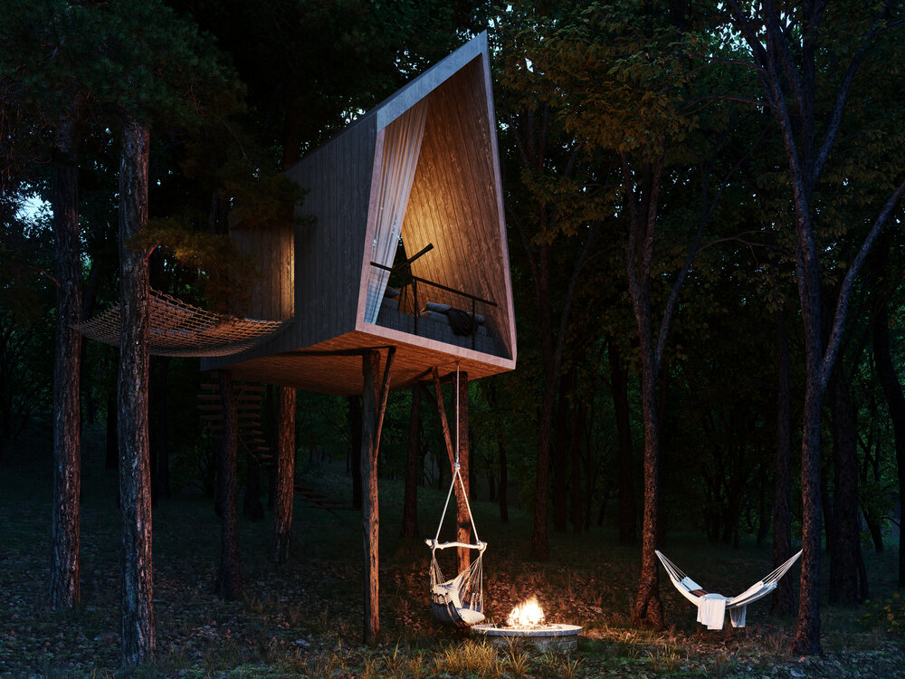 Boomhut Aston Martin-huis