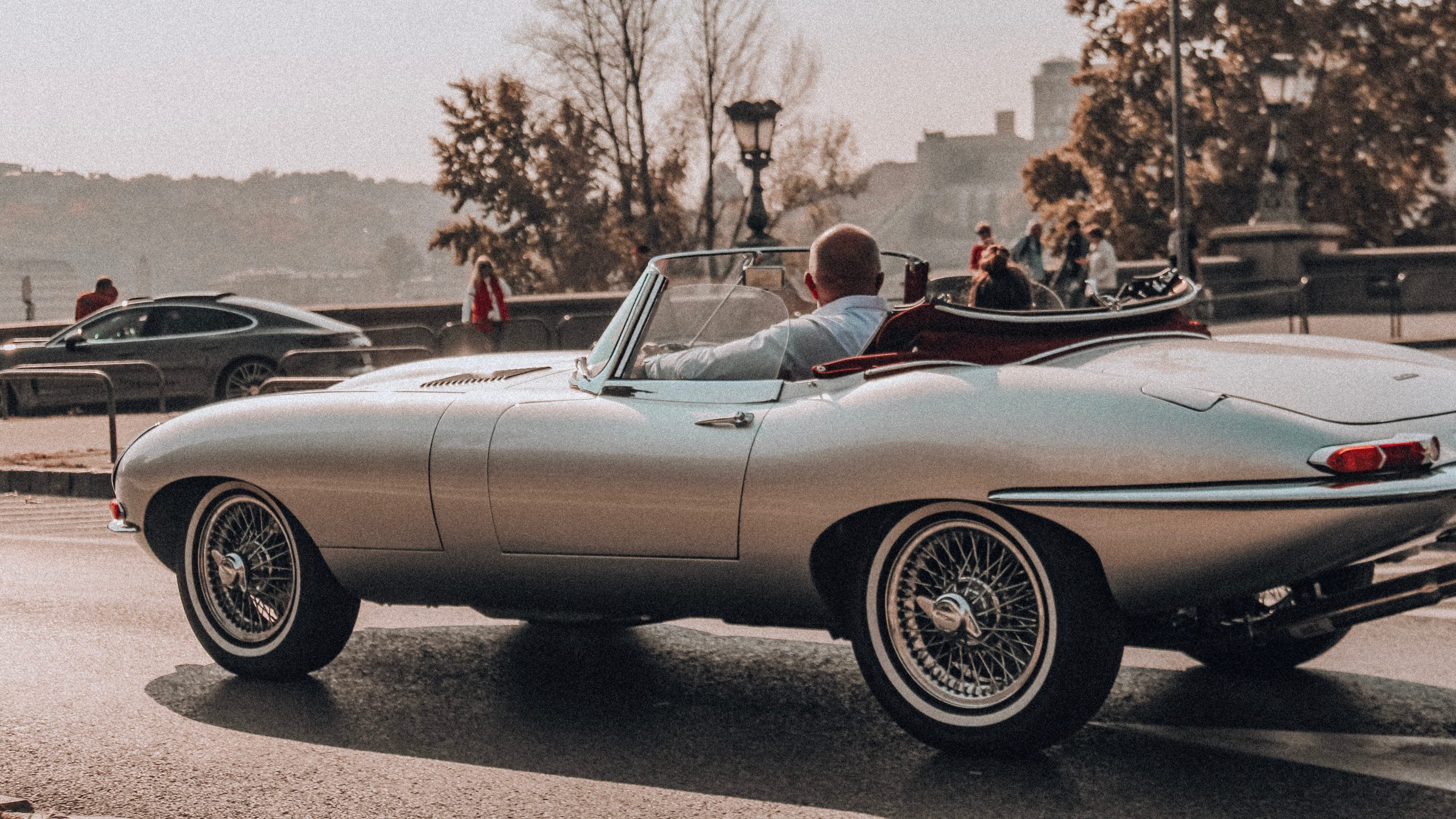 Jaguar E-Type Cabrio in Budapest