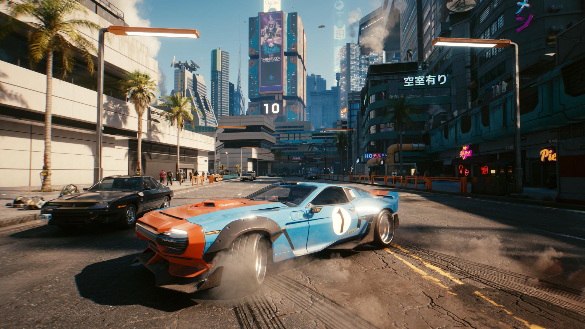 auto's van Cyberpunk 2077