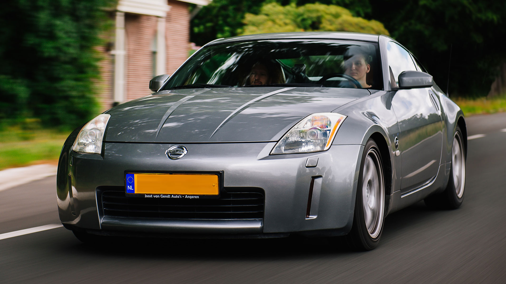 Nissan 350Z met Nederlands kenteken Grijs