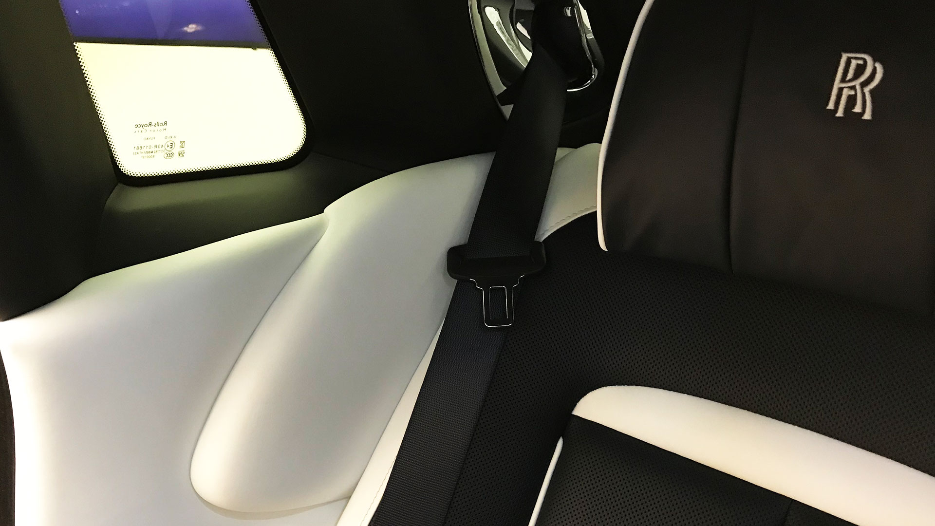 Achterbank en schouder Rolls-Royce Ghost