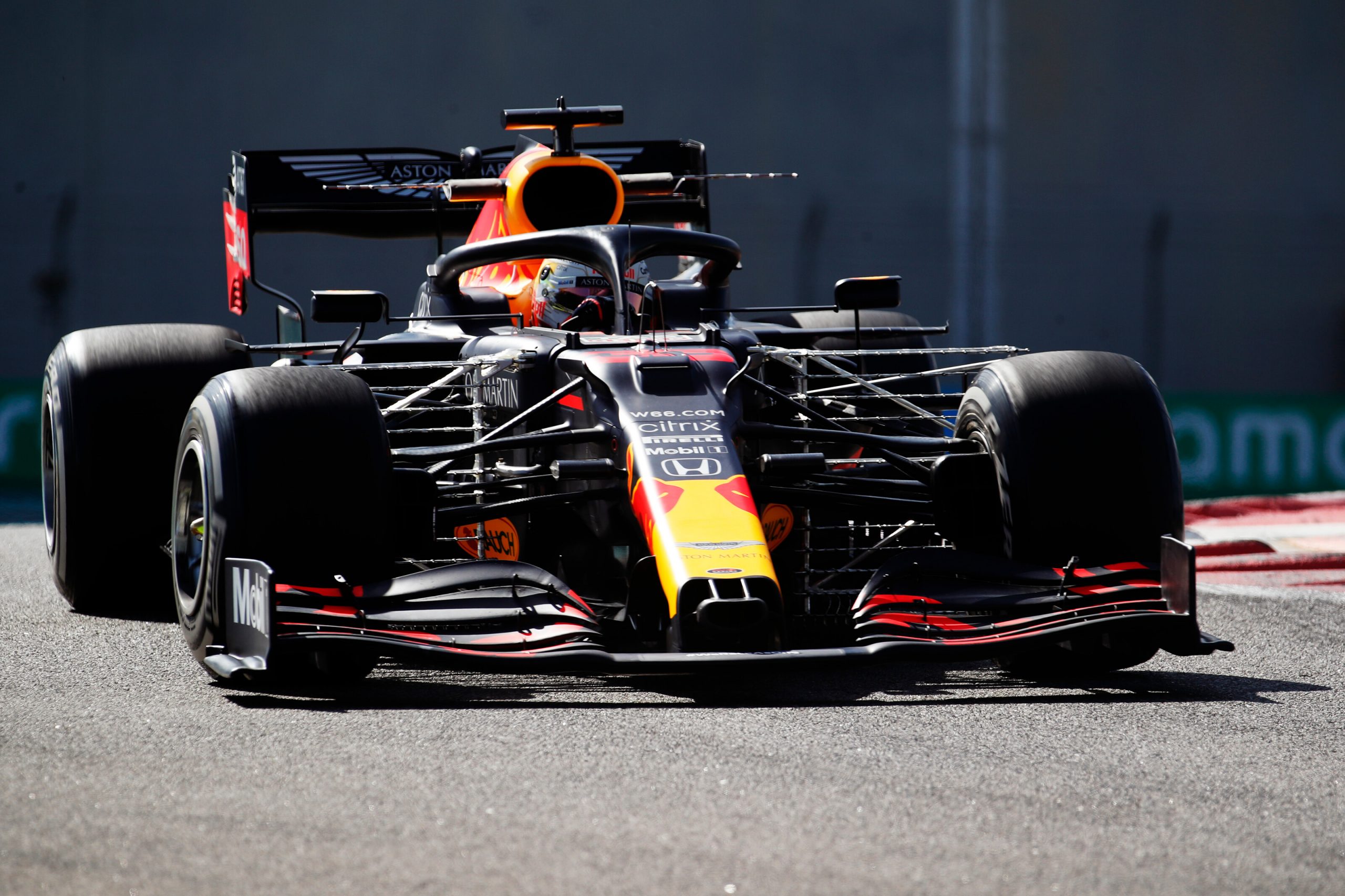 1e vrije training van de GP van Abu Dhabi 2020