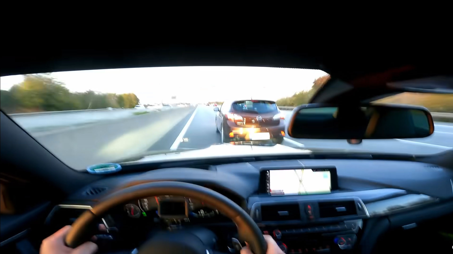 Bijna crash op de Autobahn