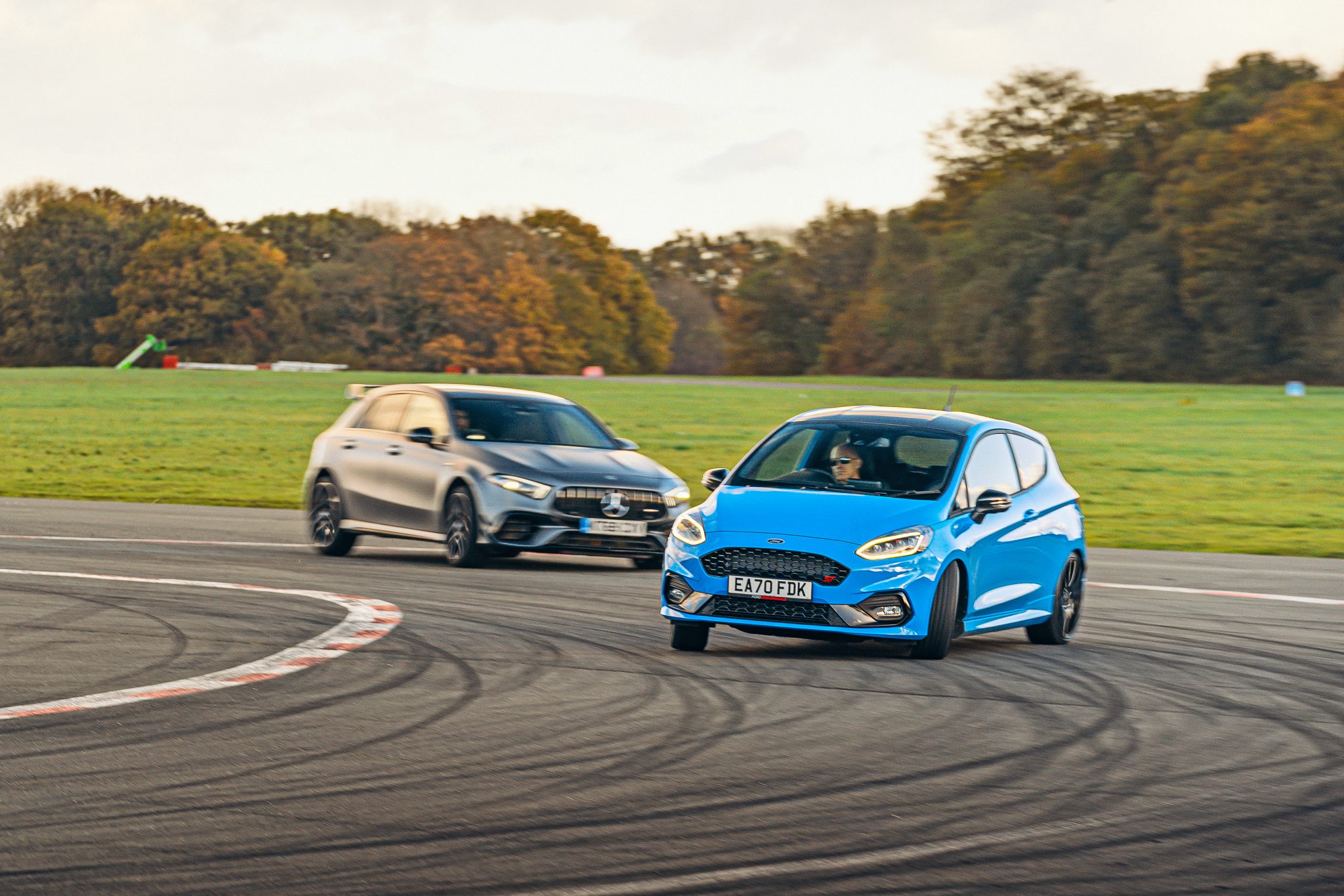 Ford Fiesta ST en Mercedes-AMG A 45 S