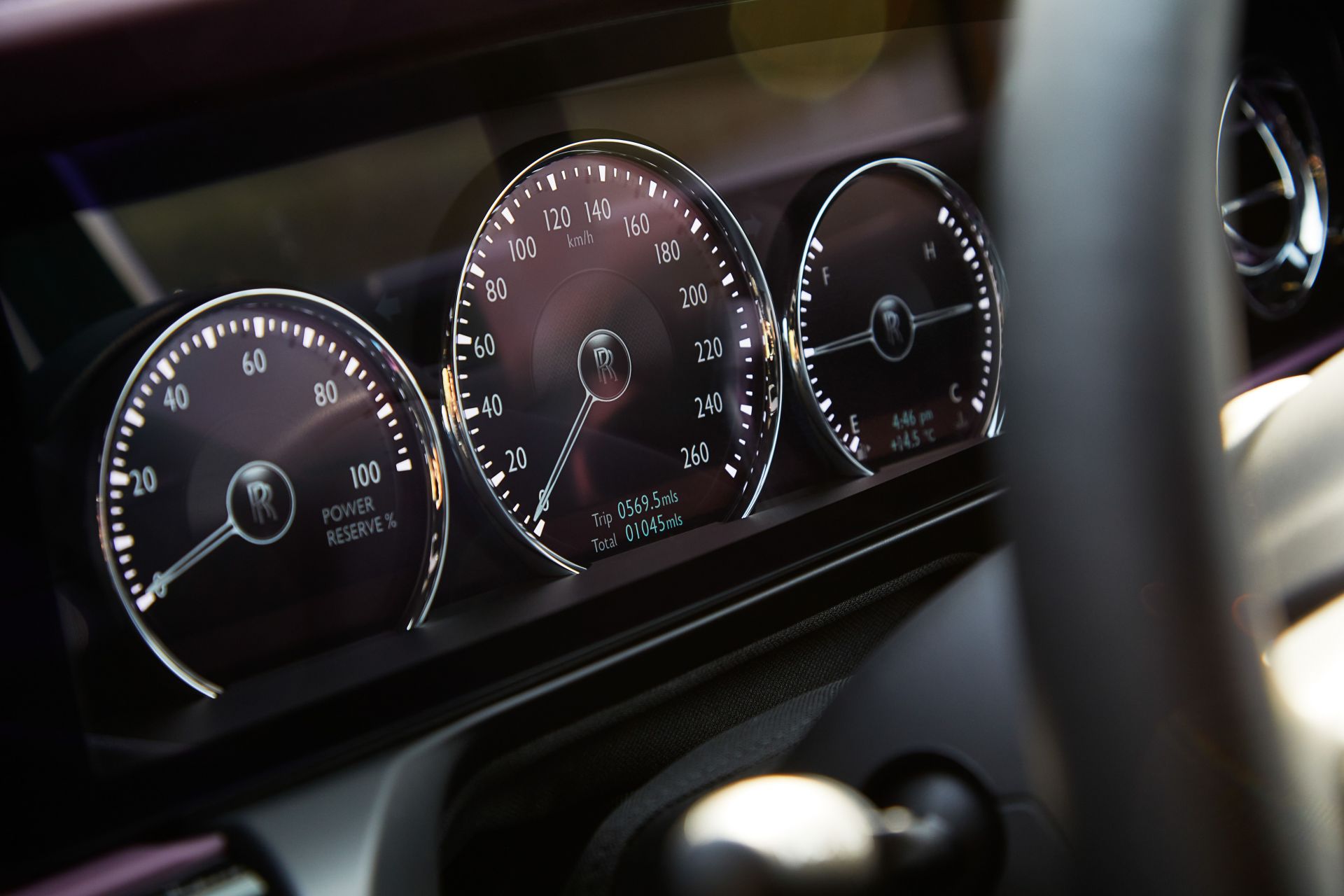 Interieur en tellers Rolls-Royce Ghost