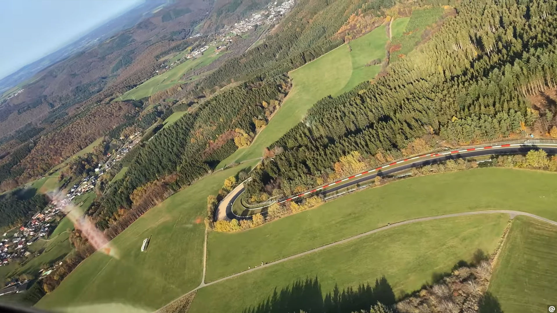 Nurburgring vanuit de lucht gezien