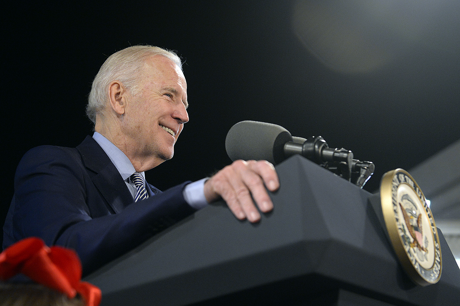 overheidsvoertuigen elektrisch (toen nog Vice) President Joe Biden in Israel in maart 2016
