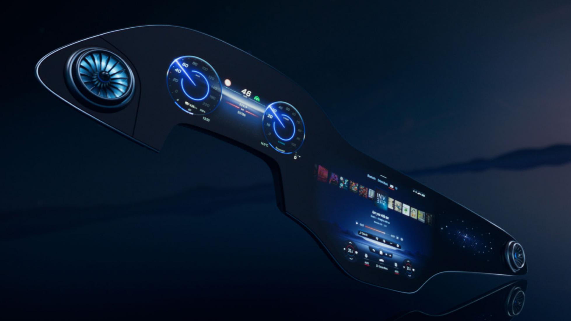 Hyperscreen Mercedes EQS